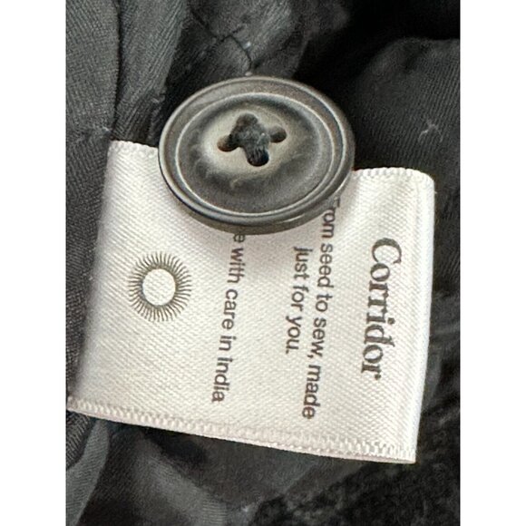 Corridor Merino Wool Botton up Jacket coat lined quilted Size L - Picture 4 of 7